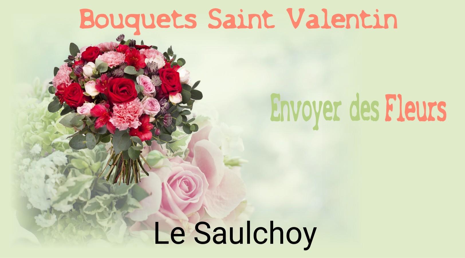 Roses de Saint-Valentin livrées à Le Saulchoy